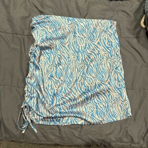 Zebra Print mini skirt